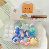 Accesorios de resina DIY de dibujos animados criaturas marinas pequeñas clips para el pelo de pegamento de crema fundas de teléfono hebillas de zapatos llaveros colgantes