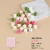 Mini Bloco de Esponja para Nail Art Esponja Puff de 10mm para Contorno de Blush Conjunto de Esponjas Quadradas Pequenas com Clipe de Pegada