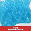 50 Piezas Vidrio Gelatina Color Sólido Imitación Jade Redondo Cuentas Sueltas Pasadores de Pelo Hechos a Mano Pulseras Collares Pendientes Materiales