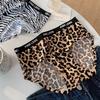 Despertar Selvagem ~ calcinhas finas de seda gelada com estampa de leopardo, sem costura, cor nude, para verão, femininas, novidade 2025