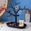 Adorno Creativo con Forma de Árbol de Astas Caja de Almacenamiento de Joyería Exhibidor para Pendientes, Collares, Pulseras, Llaveros Colgador