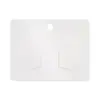 Papel Especial Branco Não Impresso 9*7cm + Clipe de Palavra Única Pet Clipe de Mola Broche Cartão para Embalagem de Joias DIY