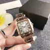 Relógio Feminino Simples e Elegante de Alta Qualidade Retrô com Pulseira de Aço Luxo Leve Moda de Nicho Design Quadrado Segundo Mão
