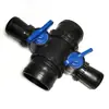 Cinta de microaspersión agrícola cinta de goteo tubo de goteo tubería de riego ahorradora de agua accesorios de riego por aspersión interruptores tes conector recto de cuatro vías