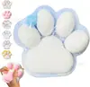 Big Mac Luminous Cat's Claw Pinch Le Mud Feeling Slow Rebound com brinquedo de garra de gato de cristal transparente