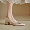 Zapatos Versátiles y Elegantes Estilo Hada Francesa para Combinar con Faldas, Nuevo Modelo 2026, Elegantes Zapatos de Satén con Punta Fina que Hacen que las Piernas Parezcan Más Largas