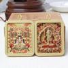 Colgante Seiko Tridimensional de Doble Cara Cinco Maestros Benmingfo Thangka Colgante Un Lado Cinco Maestros Un Lado Benmingfo Thangka de Doble Cara