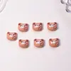 Patita de Gato Linda Juguete de Comida Helado Dibujos Animados Arte de Uñas Joyería Resina Ensamblaje Estéreo de Uñas Accesorios Arete Clip DIY