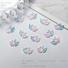 Accesorios para uñas de cisne de dos colores, populares en TikTok, transparentes, para combinar con todo, pequeños accesorios, decoraciones de uñas hechas a mano.