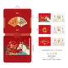 Calendario Doble Nuevo 2026 de Alta Gama para Arrancar, Calendario Chino Tradicional con Carácter de Bendición Tridimensional, Estilo Chino para Colgar en la Pared, Regalo