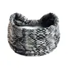 Diadema con Estampado de Leopardo, Cebra y Serpiente Europea y Americana Sexy para Mujer Diadema Elástica Nudo Diadema Deportiva