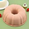 Molde de Silicona para Pastel de Punto Molde para Pastel de Calabaza Redondo sin Orejas Silicona de Grado Alimenticio Molde para Mousse Utensilios para Hornear