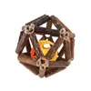 Cápsulas de Polygonum para Gatos Exquisita Bola Dientes de Molar Limpieza Resistente a Mordidas Palo Juguete con Campana de Menta para Gatos