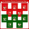 Bolsa de Regalo Grande de Terciopelo con Cordón de Navidad para Exportación Transfronteriza Bolsa de Almacenamiento de Terciopelo Bolsita de Terciopelo con Cordón para Dulces