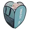 Cesta de Lavandería Plegable Impresa de Gran Capacidad Hamper de Tela para la Ropa del Hogar Cesta de Almacenamiento para Lavar en el Dormitorio Venta al por Mayor de Fábrica