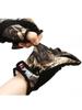 Guantes de pesca de camuflaje para pesca al aire libre, montar a caballo, camuflaje, sin dedos, verano, pesca, guantes Luya, equipo de protección solar
