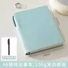Caderno Pequeno A6 com Textura de Lichia, Caderno Portátil de Bolso, Caderno Simples para Anotações de Reunião de Escritório, Espessado, Personalizável com Impressão de Logo