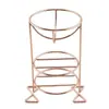Soporte para esponja de maquillaje de metal, secador de huevo de belleza para polvos, soporte de almacenamiento de algodón para polvos, estante de acabado, soporte para esponja de maquillaje directo de fábrica