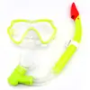 Gafas de Buceo de Marco Grande Snorkel Semi-Seco Set de Buceo de Dos Piezas Lente de PC Cuerpo de Tubo de PVC Origen del Fabricante