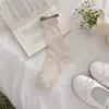 Novedad Primavera y Verano Costilla Doble Ultra Delgadas Casual Versátiles Sin Costuras Caídas Calcetines al por Mayor Color Sólido Simple Calcetines para Estudiantes Algodón