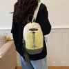 Design de Cor Contrastante 2026 Nova Leve Niche Impermeável Casual Versátil Montanhismo Multifuncional Transversal Mochila