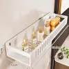 Estante de almacenamiento para baño, organizador de baño de pared sin taladro, bandeja de pared para inodoro, lavabo, lavado de manos y área de ducha