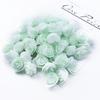 3.5cm Cabeza de Rosa de Espuma Simulada Accesorios para Oso Hechos a Mano Boda Decoración Anillo de Flor Artificial Material Venta al por Mayor