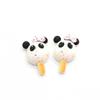 Accesorios de helado de resina de dibujos animados, pegamento para bricolaje, fundas para teléfono móvil, pegatinas para refrigerador, accesorios de comida y juegos, accesorios para el cabello y la cabeza para niños.