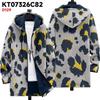 2024 Europeo y Americano Transfronterizo Nuevo Impresión 3D Personalizada Otoño e Invierno Moda Cálida Chaqueta de Pareja con Capucha Chaqueta de Algodón para Hombre