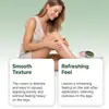 Crema para el cuidado de las piernas, extracto de planta herbal, cuidado suave para la piel de las piernas, adecuada para estar sentado mucho tiempo, crema de masaje hidratante para el cuidado