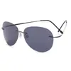 Gafas de Sol Ligeras sin Marco de Sapo para Hombre, Gafas a Prueba de Explosiones para Exteriores, Gafas Antirreflejos para Conducir, Día y Noche