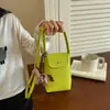 2026 Nova Moda Tendência Casual Versátil Verde Bolsa Saco de Ombro Único Fofo Cavalo Pequeno Pingente Transversal Celular