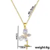 Comercio exterior transfronterizo simple moda titanio acero collar mujeres no se desvanece lujo todo combina personalidad estilo coreano cadena clavícula joyería