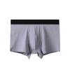 Ropa interior para hombre de algodón peinado de 40 hilos, talla grande, transpirable, entrepierna de algodón puro, bóxer ajustado de pierna plana, estilo fino de verano, en stock del fabricante