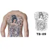 Tatuaje Temporal de Hierbas para Mitad de Espalda Pegatina Dragón Geisha Chhao Yun Pegatina de Tatuaje para Espalda Pegatina de Tatuaje Semi-Permanente de Jugo para Espalda