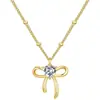 Amazon Europa Nuevo Collar Lindo de Lazo Colgante de Diciembre Collar Casual para Mujer Joyería Regalo