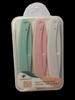 Kit Anti-Risco para Iniciantes Femininas, Aparador de Sobrancelhas Dobrável, Ferramenta de Beleza Feminina Segura, Aparador de Sobrancelhas com Lâmina Substituível
