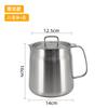 Tanque de Óleo Transfronteiriço Grades de Vazamento de Óleo Panela Doméstica para Fritar Cozinha Especial Controle de Óleo Sem Grudar Filtro de Aço Inoxidável Pote de Óleo