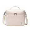 Bolsa de almuerzo con aislamiento térmico, bolsa de aislamiento térmico de doble capa, bolsa de picnic al aire libre de gran capacidad, bolsa de hombro portátil, bolsa de hielo fresca portátil para mantener el frío