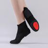 Zapatos de baile para mujer adulta, zapatos de baile elásticos de suela suave, zapatos de baile de jazz moderno de caña alta, zapatos de ejercicio tejidos Bisaifei