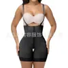 Comércio Exterior plus size Calça Modeladora de Barriga de Cintura Alta com Fivela Efeito Forte Modeladora de Barriga Modeladora Sexy Abertura na Virilha Macacão