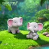 Novo Elefante Pequeno Dods Micro Paisagismo Jardinagem DIY Decoração de Paisagismo Acessórios Fofo Elefante Pequeno Dods Ornamento de Resina para Desktop