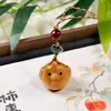 Tuja Natural Doze Signos do Zodíaco Animais Fofos em Desenho Animado Homens e Mulheres Lanyard para Celular Pingente para Bolsa Pingente Venda por Atacado