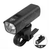 Luz de bicicleta para ciclismo nocturno, pantalla digital, control con sensor de luz, bicicleta de montaña, luz frontal de alta luminosidad de aleación de aluminio, equipo de ciclismo