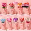 Globos de flores con forma de corazón temáticos del Día de la Madre, regalos para madres en jardines de infancia, globos ceremoniales para eventos en centros comerciales
