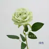 Flor Artificial Corolla Rosa Tallo Único Regalo de San Valentín Decoración Arreglo para Salón de Bodas Pared de Flores Artificiales Rosa