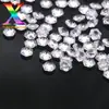Preço de fábrica Wuzhou personalizado pontiagudo hexagonal Zircônia branca tamanho 4,5*4,5mm estrela hexagonal boutique pedra bruta