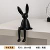 Celebridade da Internet Desenho Animado Criativo Postura Sentada Decoração Coelho Orelhudo de Alto Nível Luxo Leve Sala de Estar Armário de TV Adega Decoração de Entrada