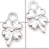 Amazon Más Vendido Nuevo Aleación Plata Brillante Girasol Rosa Colgante Colgante DIY Pulsera Collar Accesorios de Joyería
