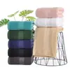 Set de Regalo Transfronterizo de Algodón Satinado Doble Liso de Tres Piezas, Toalla de Baño, Toalla Suave para el Hogar para Baño y Cocina